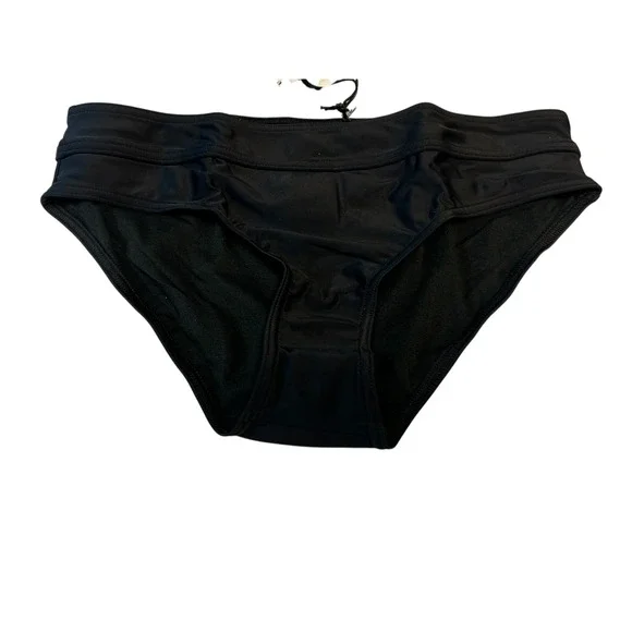 Prana Ramba Bottom Womens Swimsuit Bikini Bottoms Black Sz S Recycled NWT‎ - Picture 2 of 11